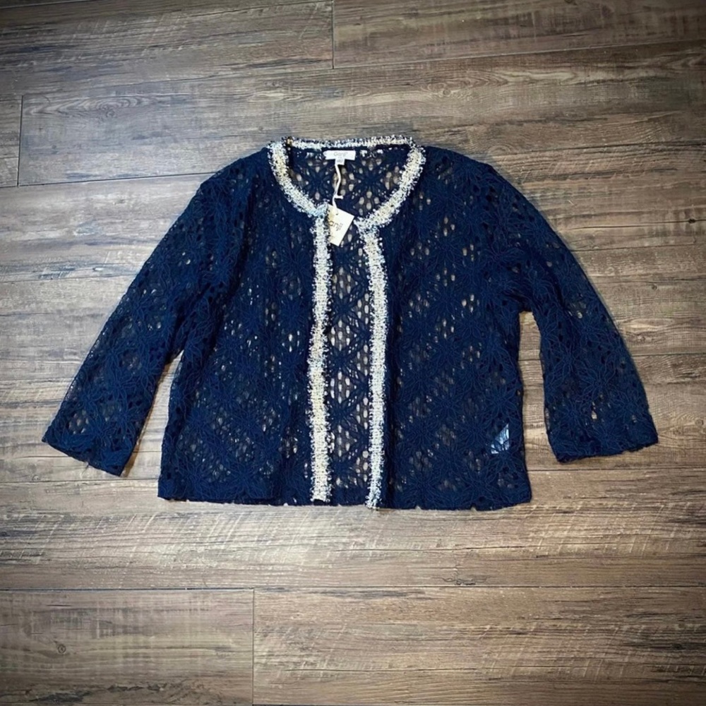 Lace cardigan size large